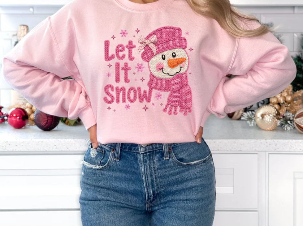 Let it snow glitter