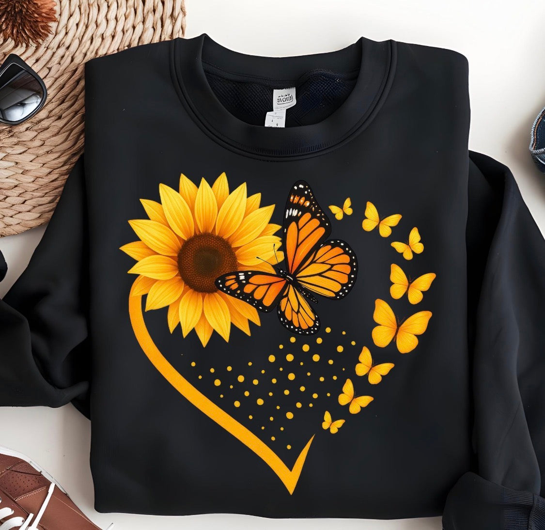 Sunflower butterflies