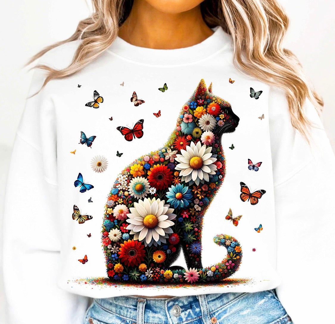 Flowers and cats