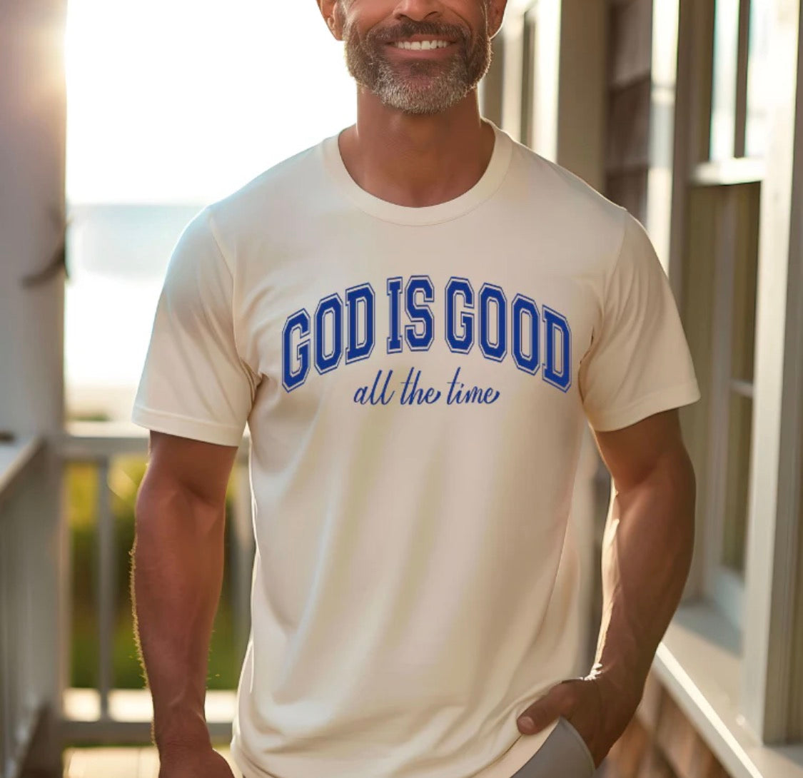 Blue- God is good all the time