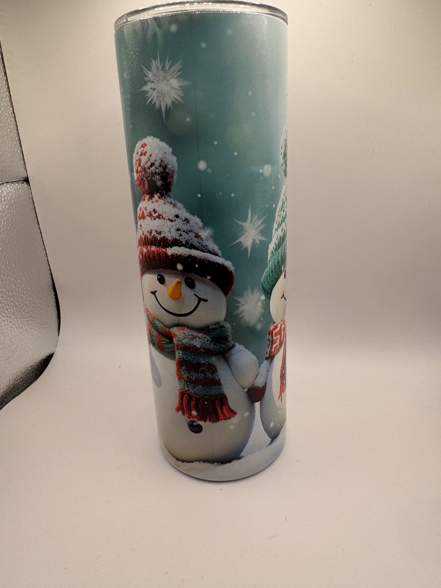 3 snowman 20oz tumbler
