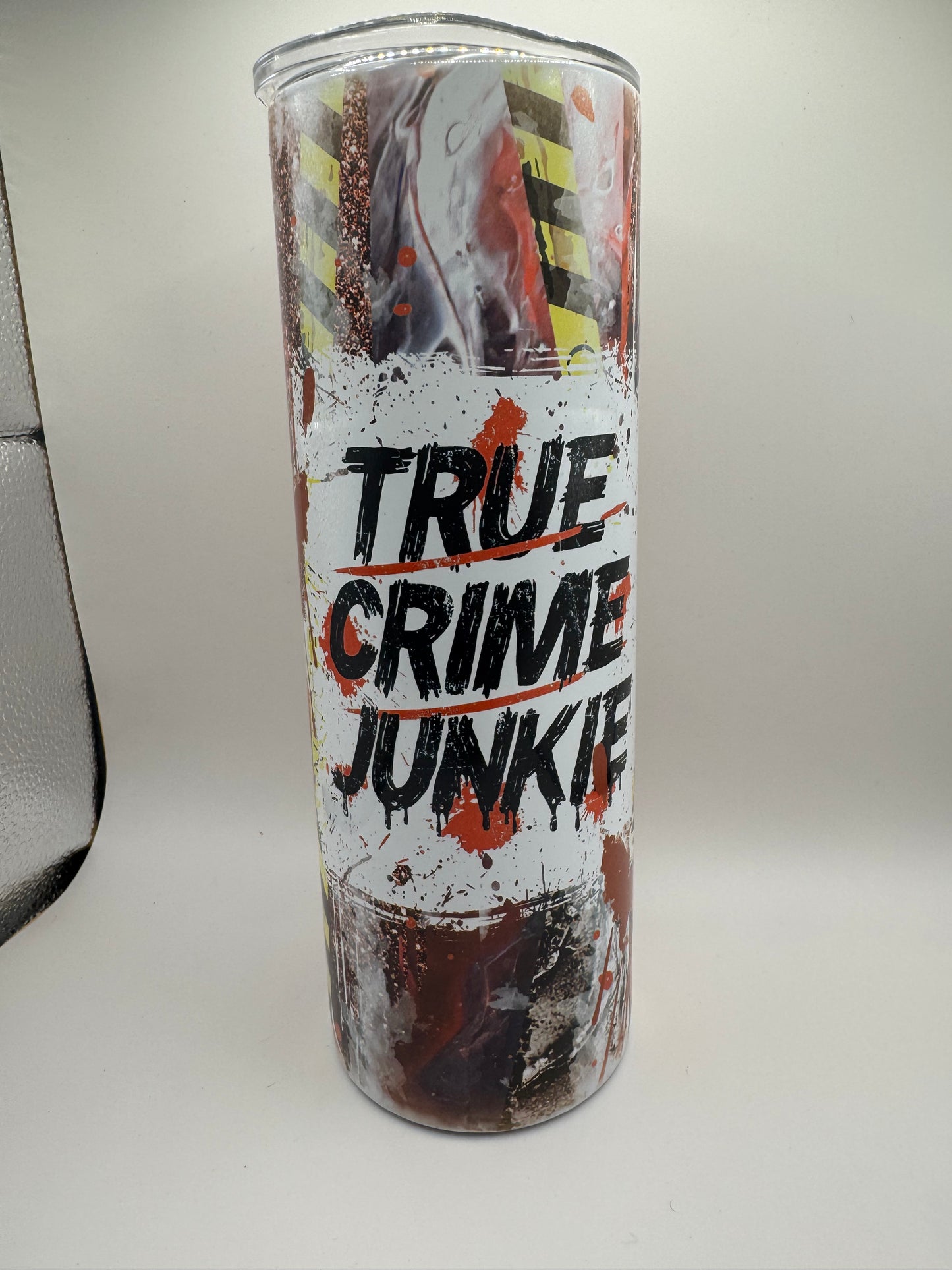 True crime Junkie 20oz stainless steel 