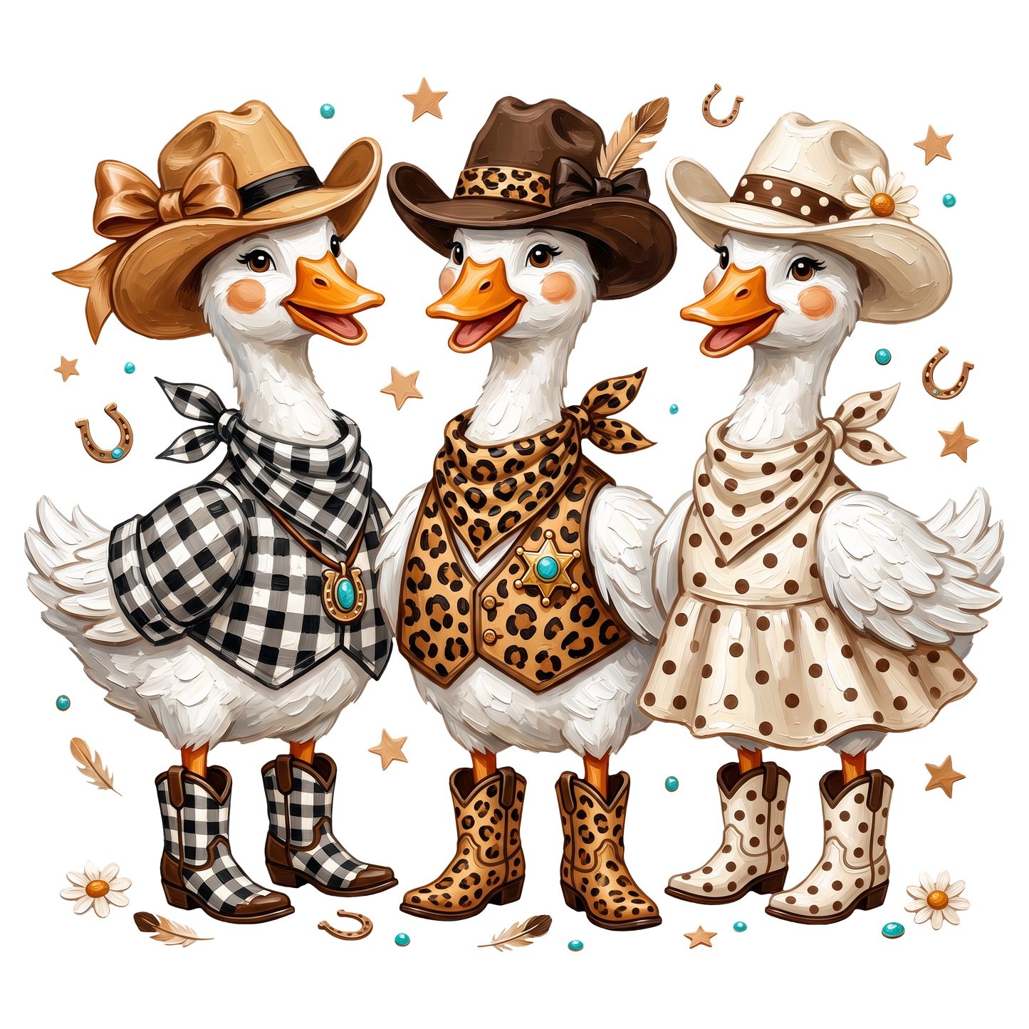 Western Cowgirl Goose