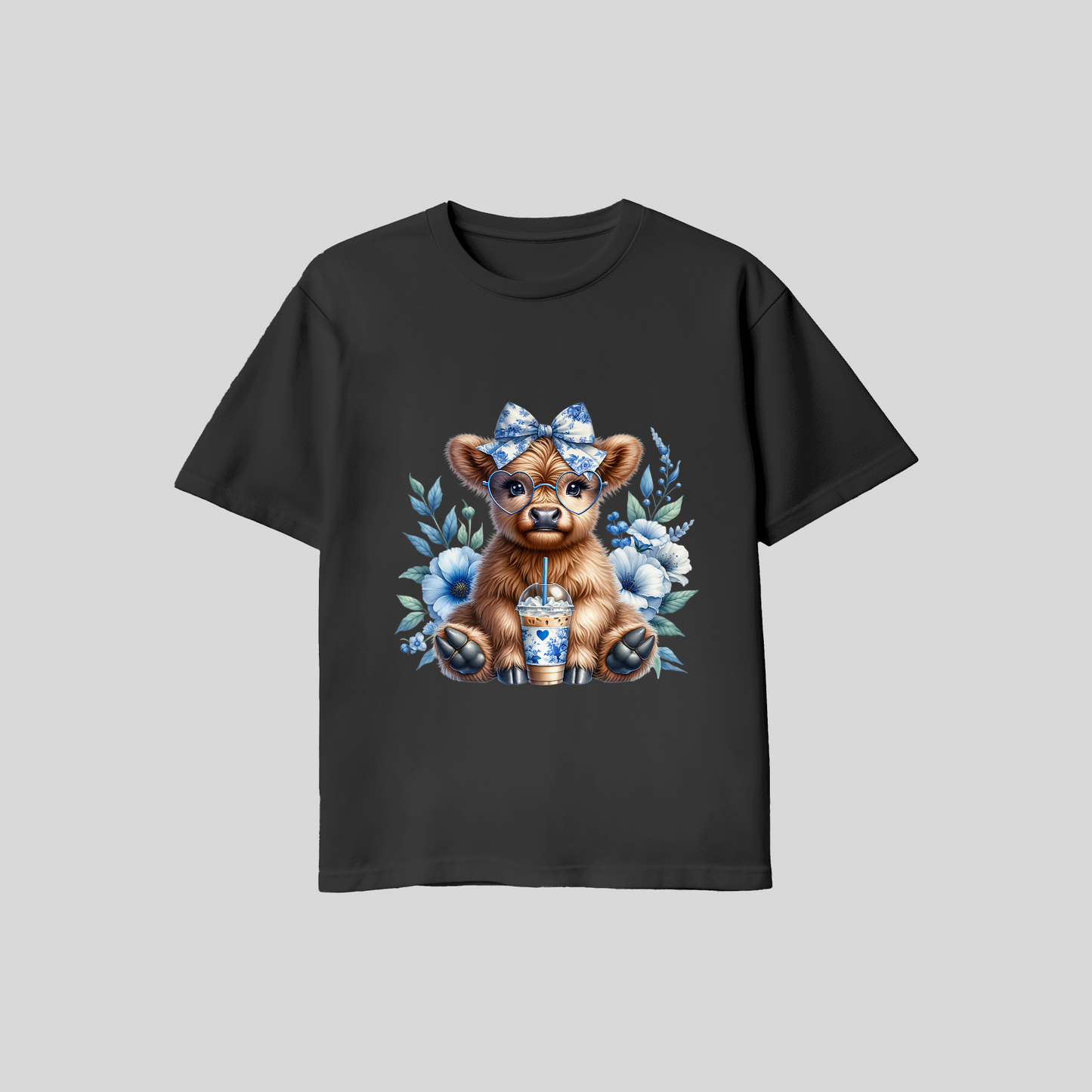 Ice coffee cow