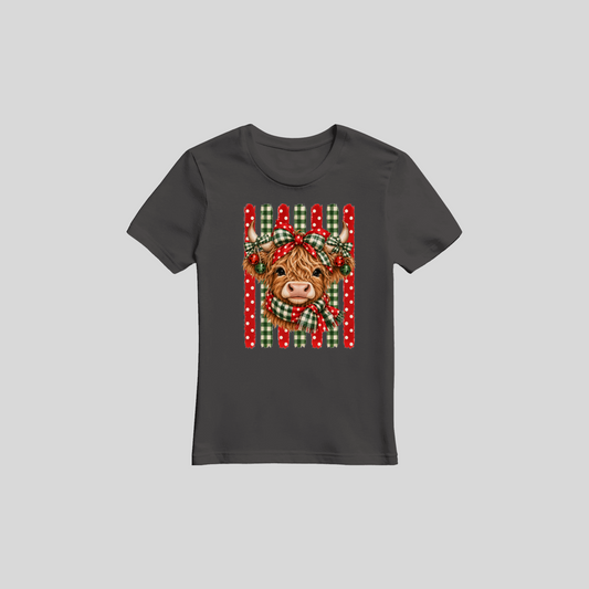 Christmas Highland Cow