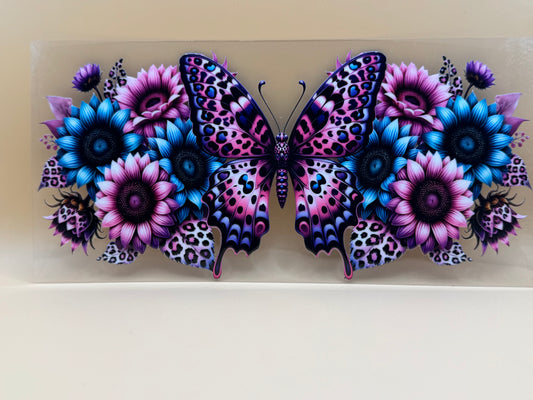 Purple butterfly  16oz UVDTF