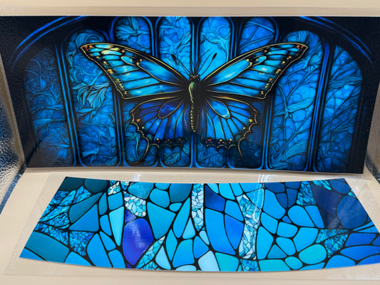 Butterfly 40oz UVDTF cup wrap