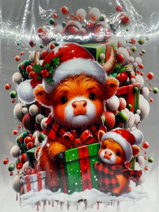 Highland cow journal cover