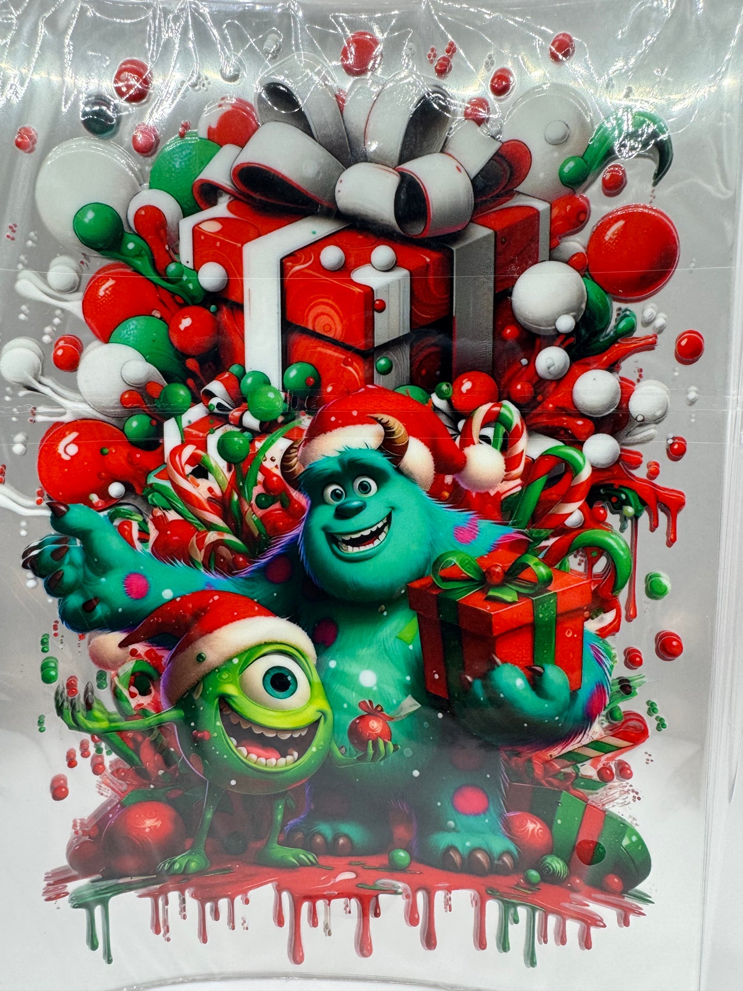 Monster with gifts journal cover