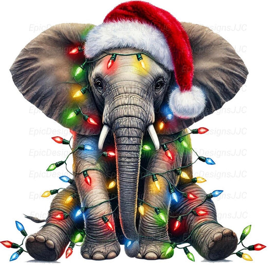 Christmas elephant