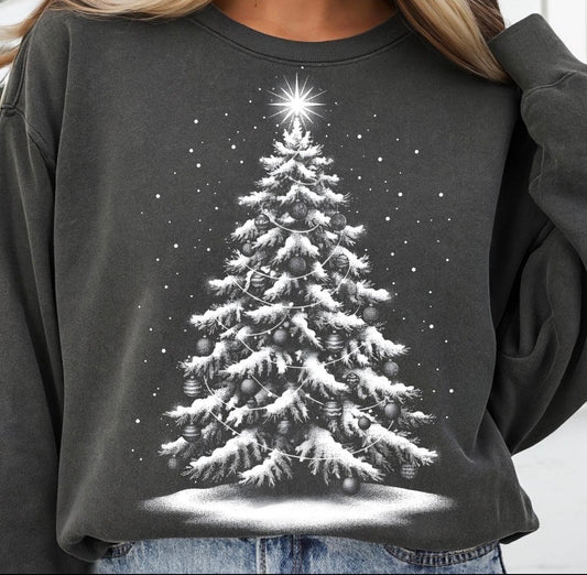 Half tone Christmas tree
