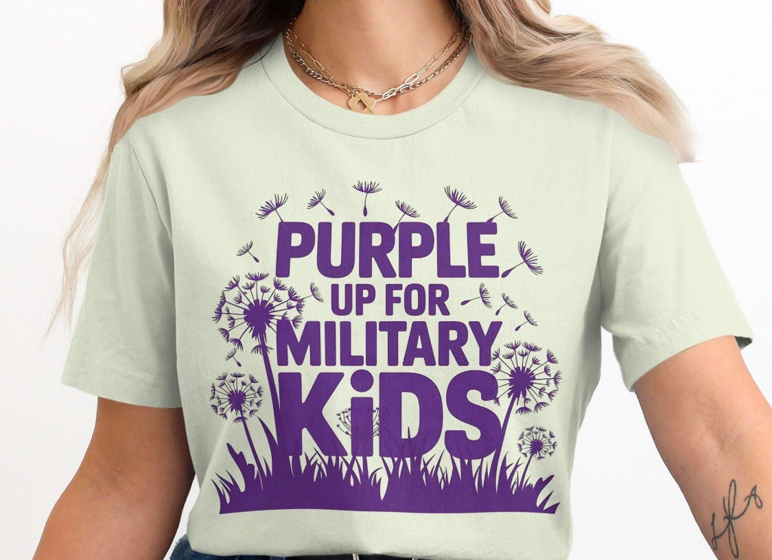 Purple up for military kids
