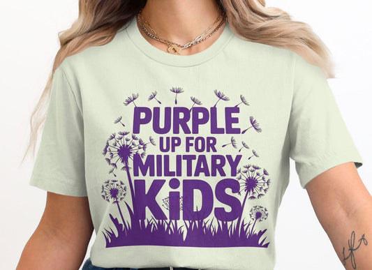 Purple up for military kids