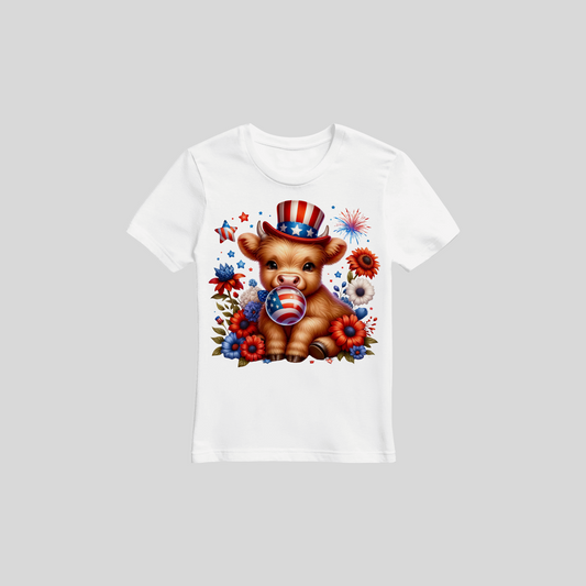 4th Of July bubble cow