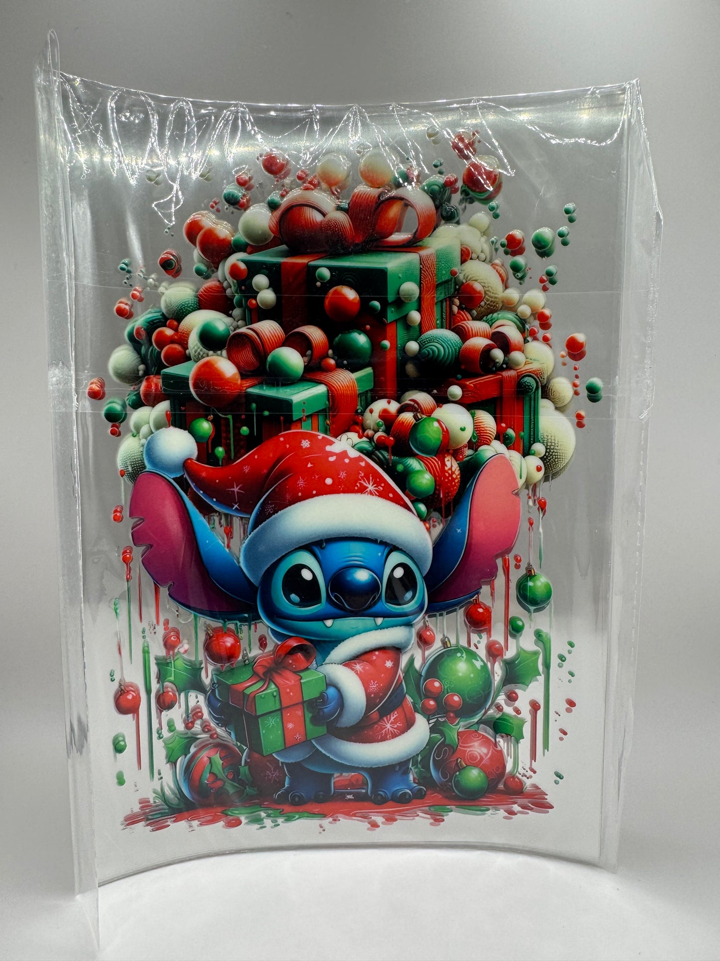 Blue dog with gift journal cover