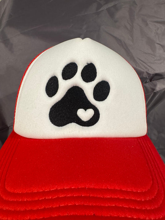 Paw the a heart