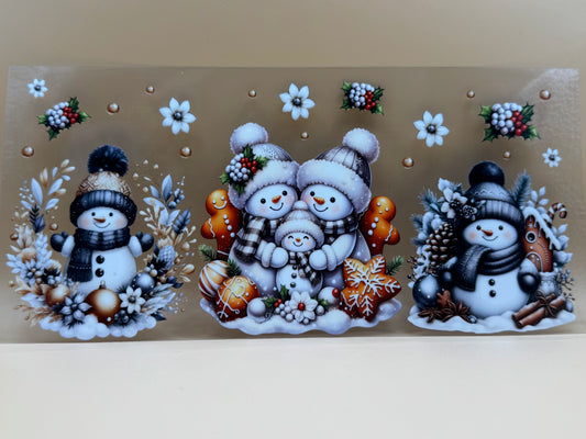 Family of snowman 16oz UVDTF