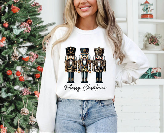 Leopard Nutcracker glitter