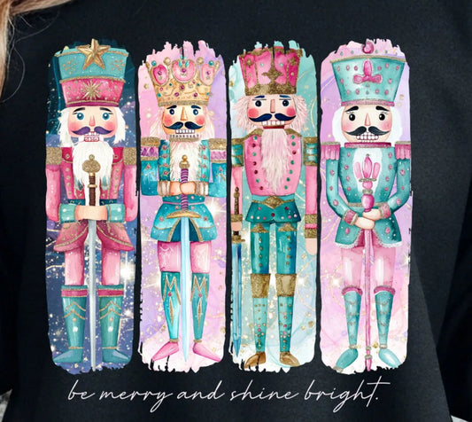 Christmas nutcracker glitter