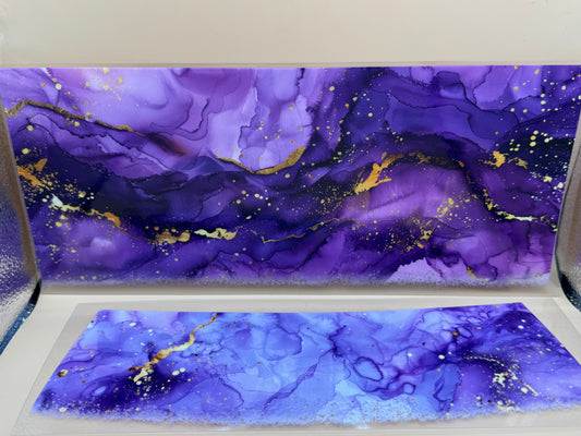 Purple and gold-40oz UVDTF cup wrap
