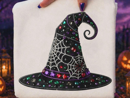Rhinestone witch hat