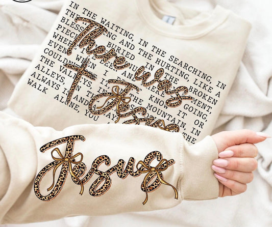 There was Jesus with one sleeve