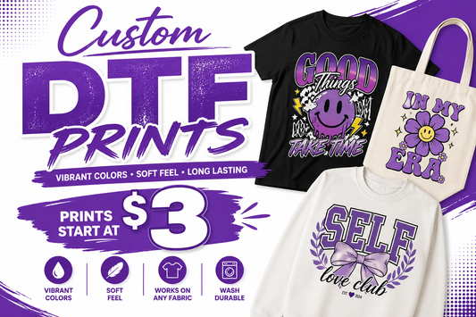 CUSTOM DTF DESIGNS