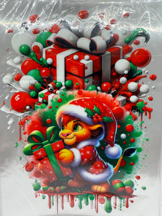 little lion with gifts journal cover