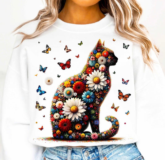 Flowers and cats