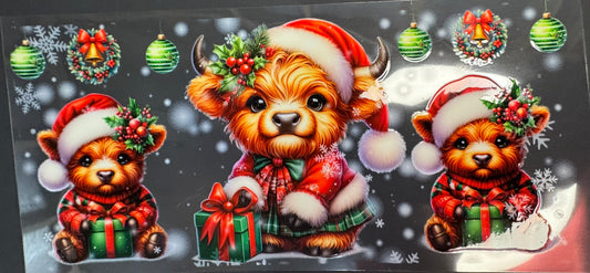 Christmas cows