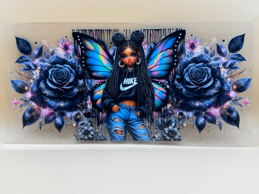 Butterfly Queen 16oz UVDTF