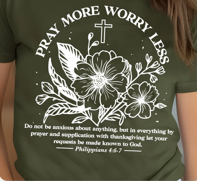 Pray More, Worry Less Phil. 4:6-7