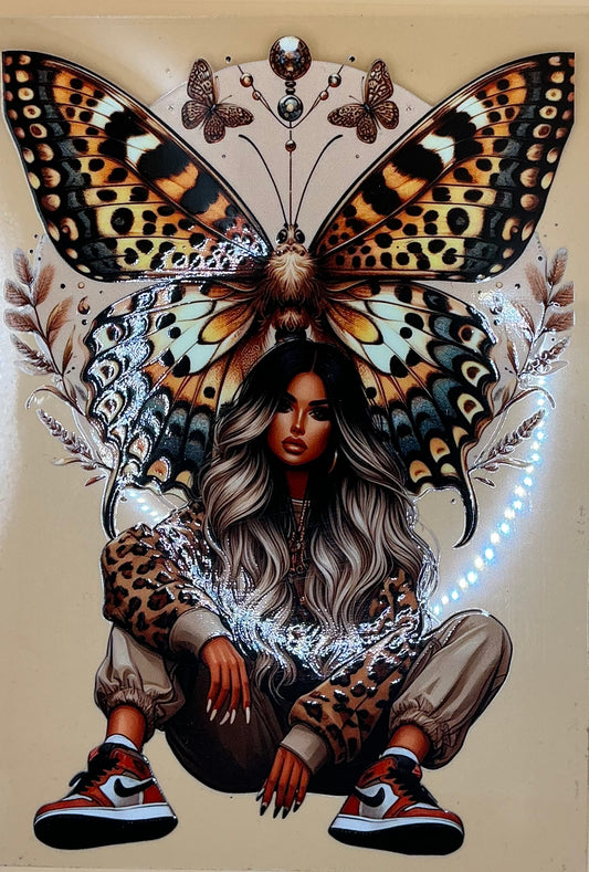 Butterfly babe a5 journal