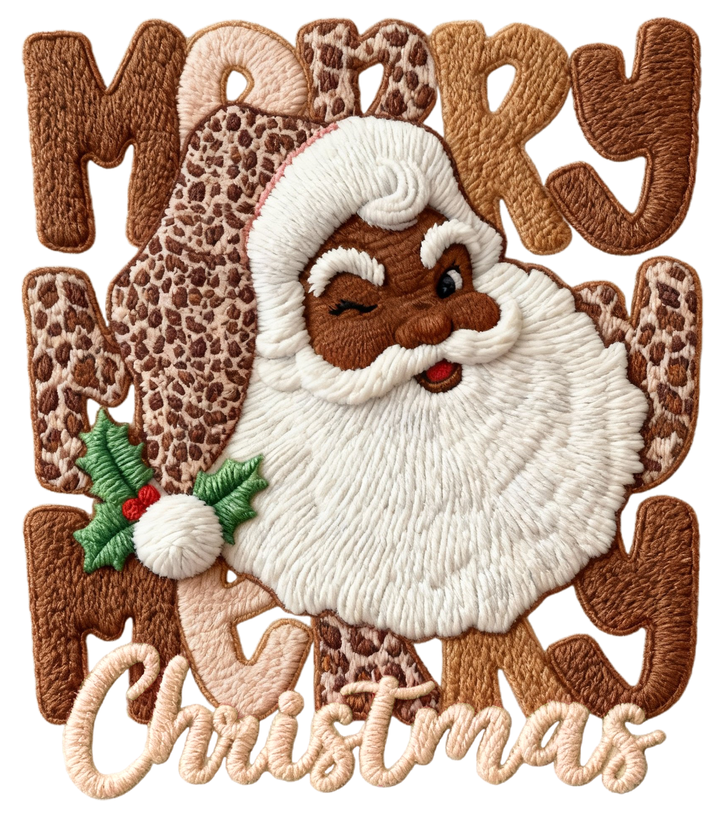 Brown Merry Christmas