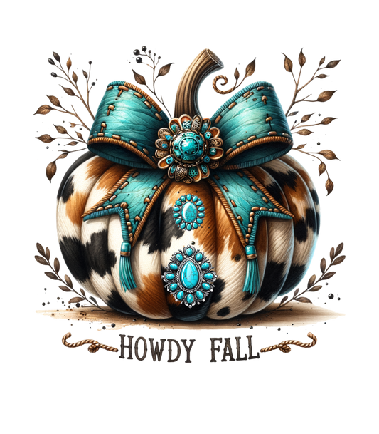 Howdy Fall pumpkin