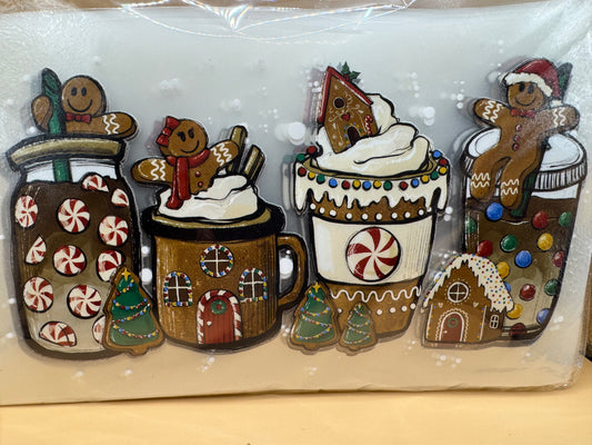 Gingerbread original peppermint face kids non glitter