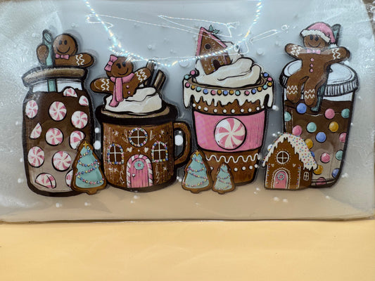 Gingerbread pink peppermint￼lattes- kids non glitter