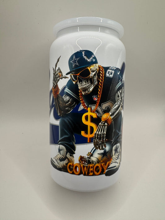 Cowboys 16oz stainless steel cup