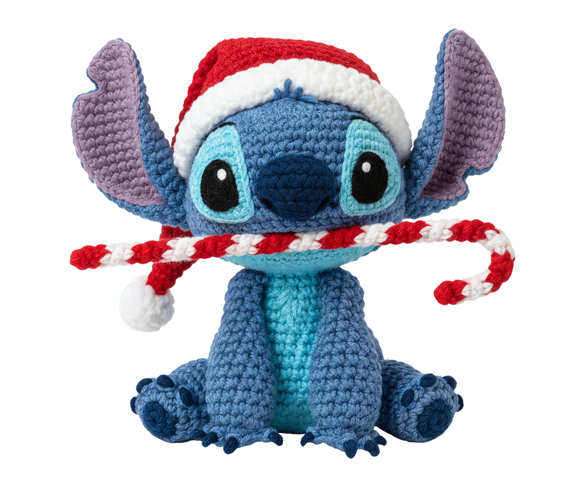 Christmas blue dog