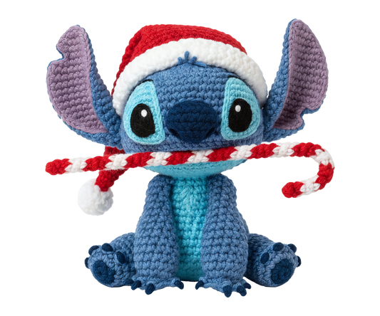 Christmas blue dog