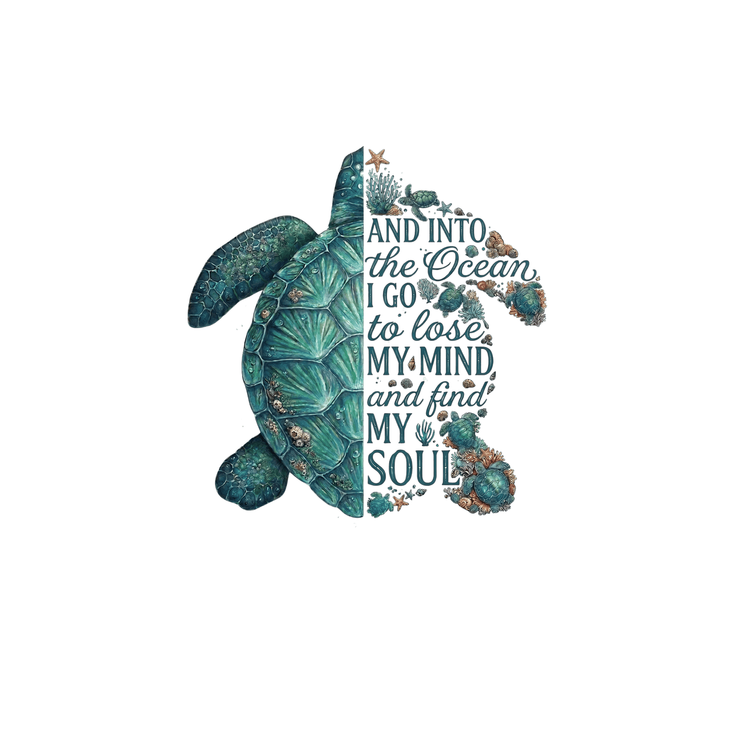 *Summer Vibes Sea Turtle