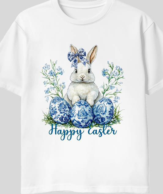 Blue Easter bunny