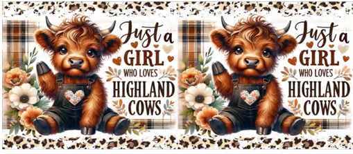 Just a girl who love highland cow