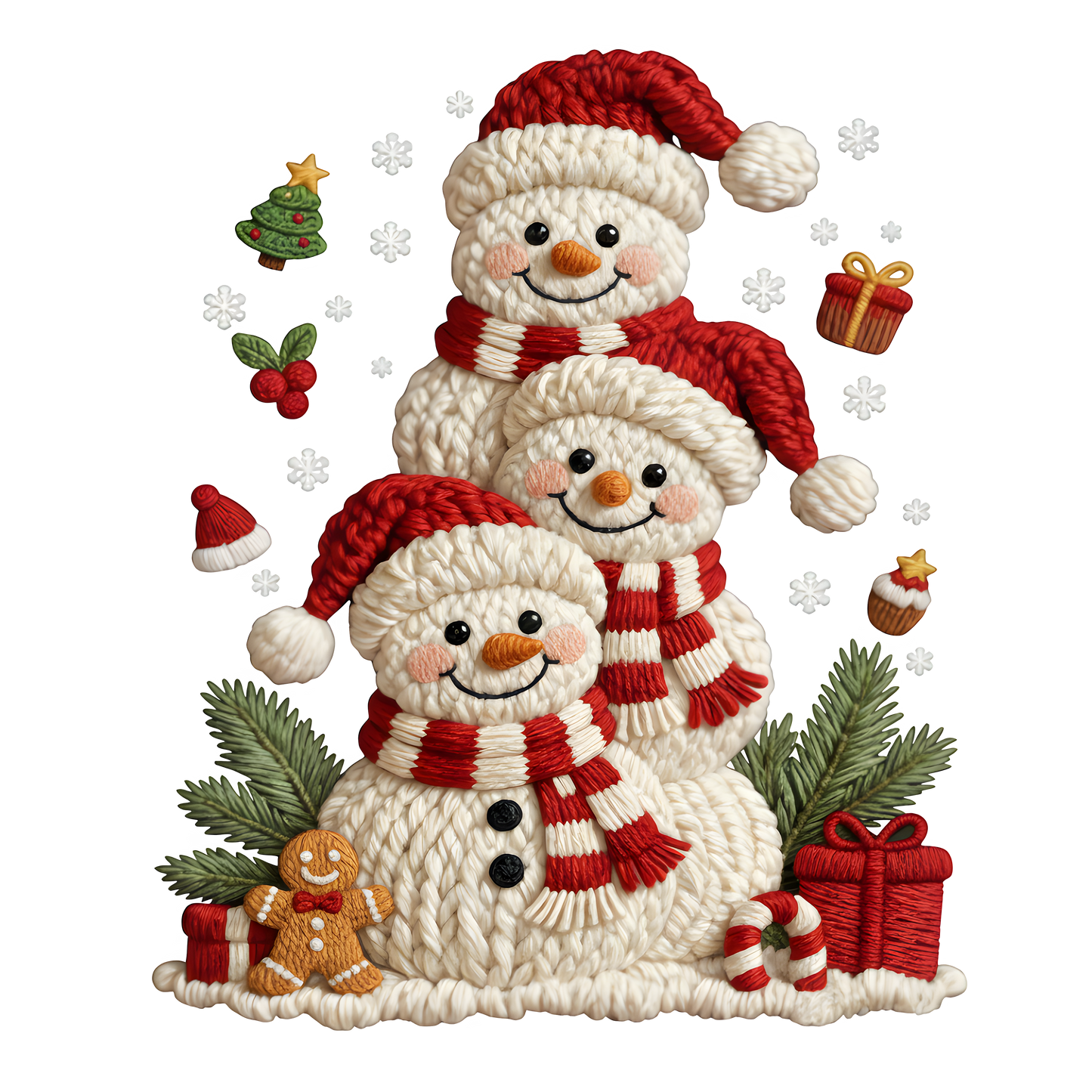 knitted snowman