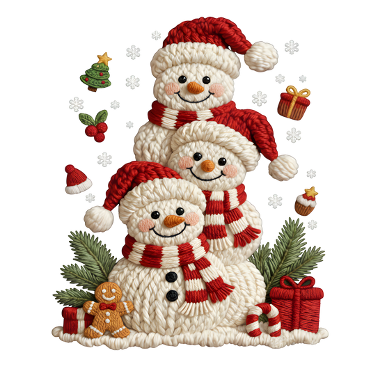 knitted snowman