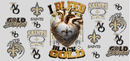 I bleed Saints