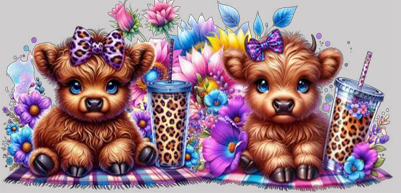 Colorful cow