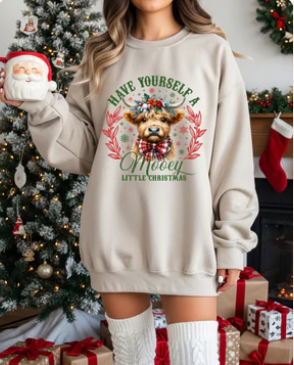 Have yourself a mooey little Christmas glitter