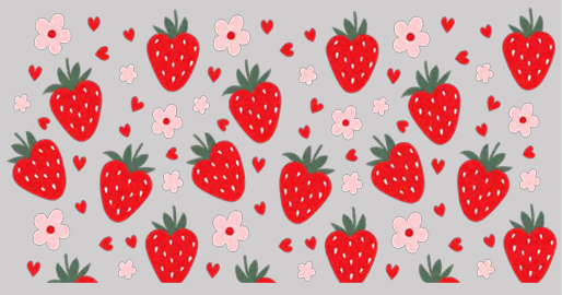 Strawberry flowers